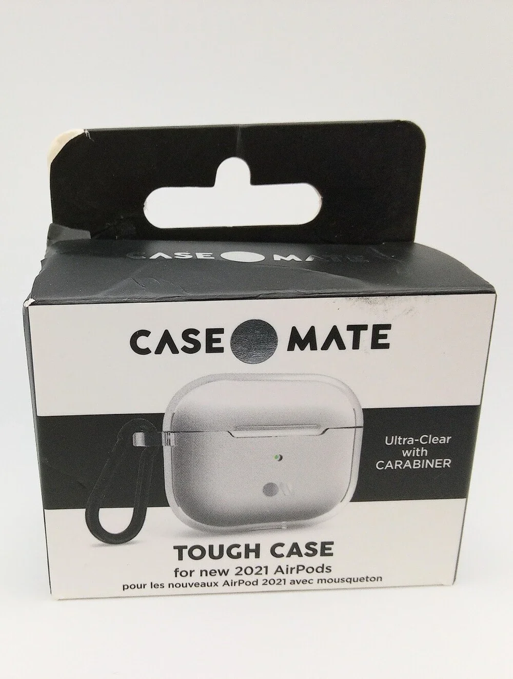 Case‑Mate Tough Clear AirPods 3 Case • NWT • Carabiner